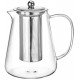Chaleira 950ml De Vidro Borossilicato Com Infusor